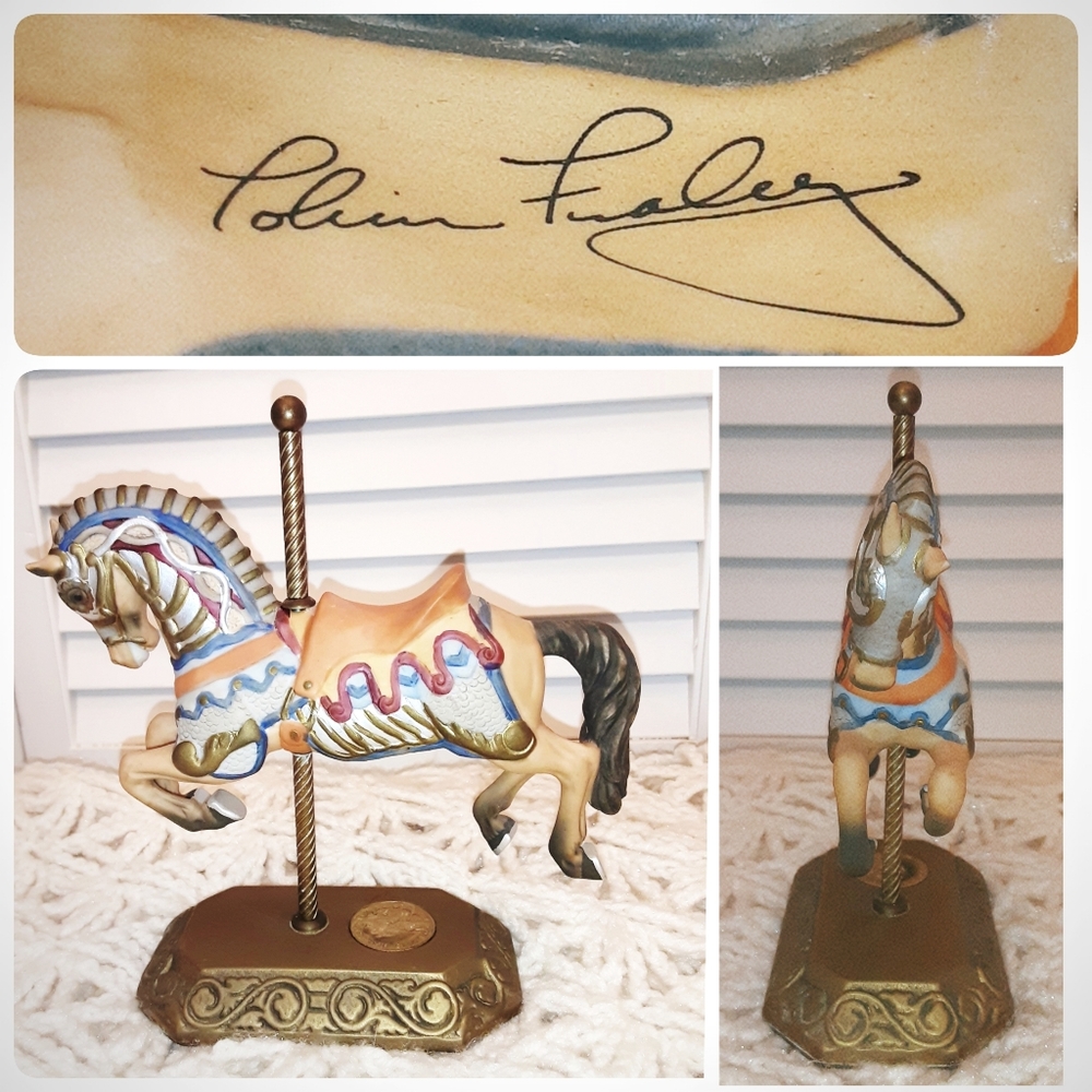 Vintage Signed Tobin Farley Limited Edition Carousel Horse Willitts Designs